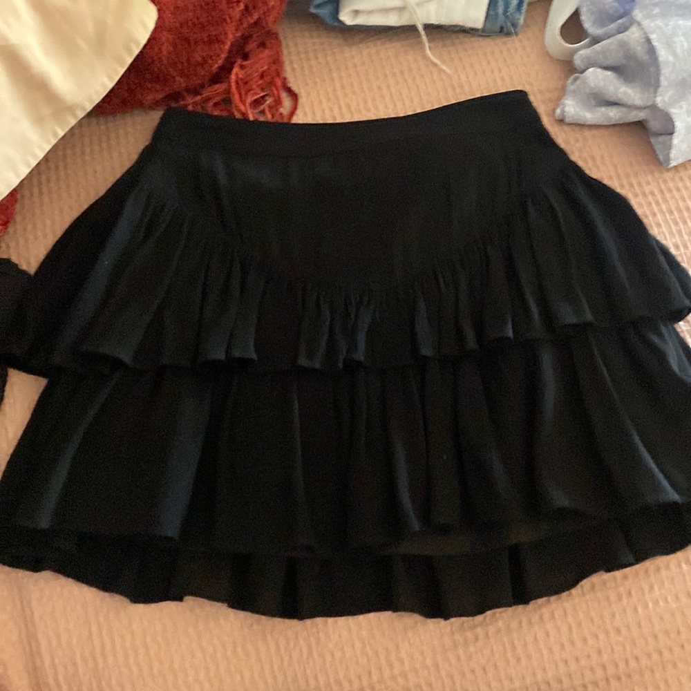 Never Been Worn Superdown Black Ruffle Skirt - image 1